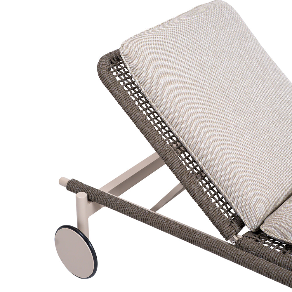 DUBLIN SUNBED WITH WHEELS AS2004N59ROP -  Sunloungers - ebarza Furniture UAE | Shop Modern Furniture in Abu Dhabi & Dubai - مفروشات ايبازرا في الامارات | تسوق اثاث عصري وديكورات مميزة في دبي وابوظبي