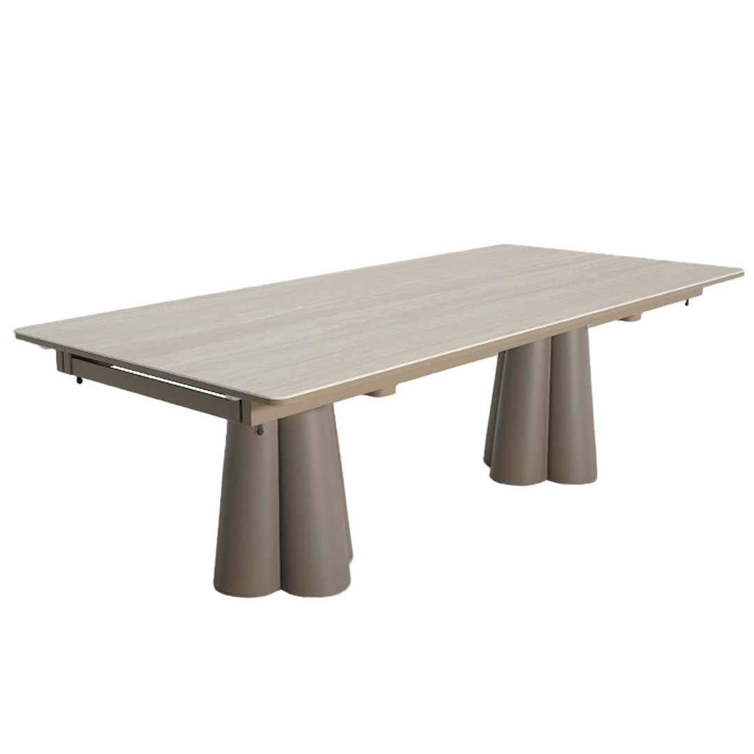 Clover Outdoor Extendable Dining Table with 2 Extensions - AM9032N45CER + AB5570N37ALU