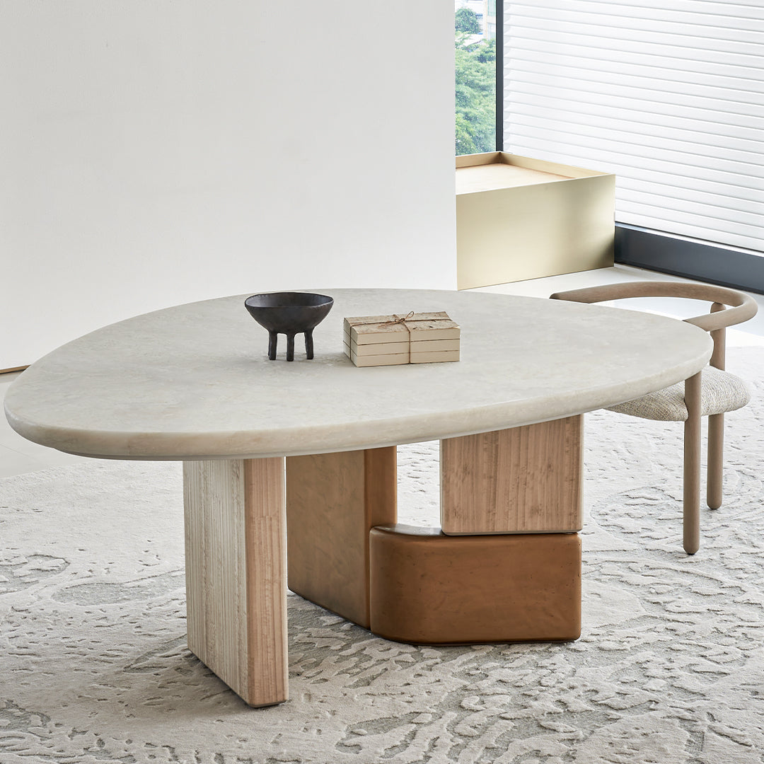 Grandeur Marble/Veneer Dining Table 180cm BMCJ-CT6073 -  Dining Tables - ebarza Furniture UAE | Shop Modern Furniture in Abu Dhabi & Dubai - مفروشات ايبازرا في الامارات | تسوق اثاث عصري وديكورات مميزة في دبي وابوظبي