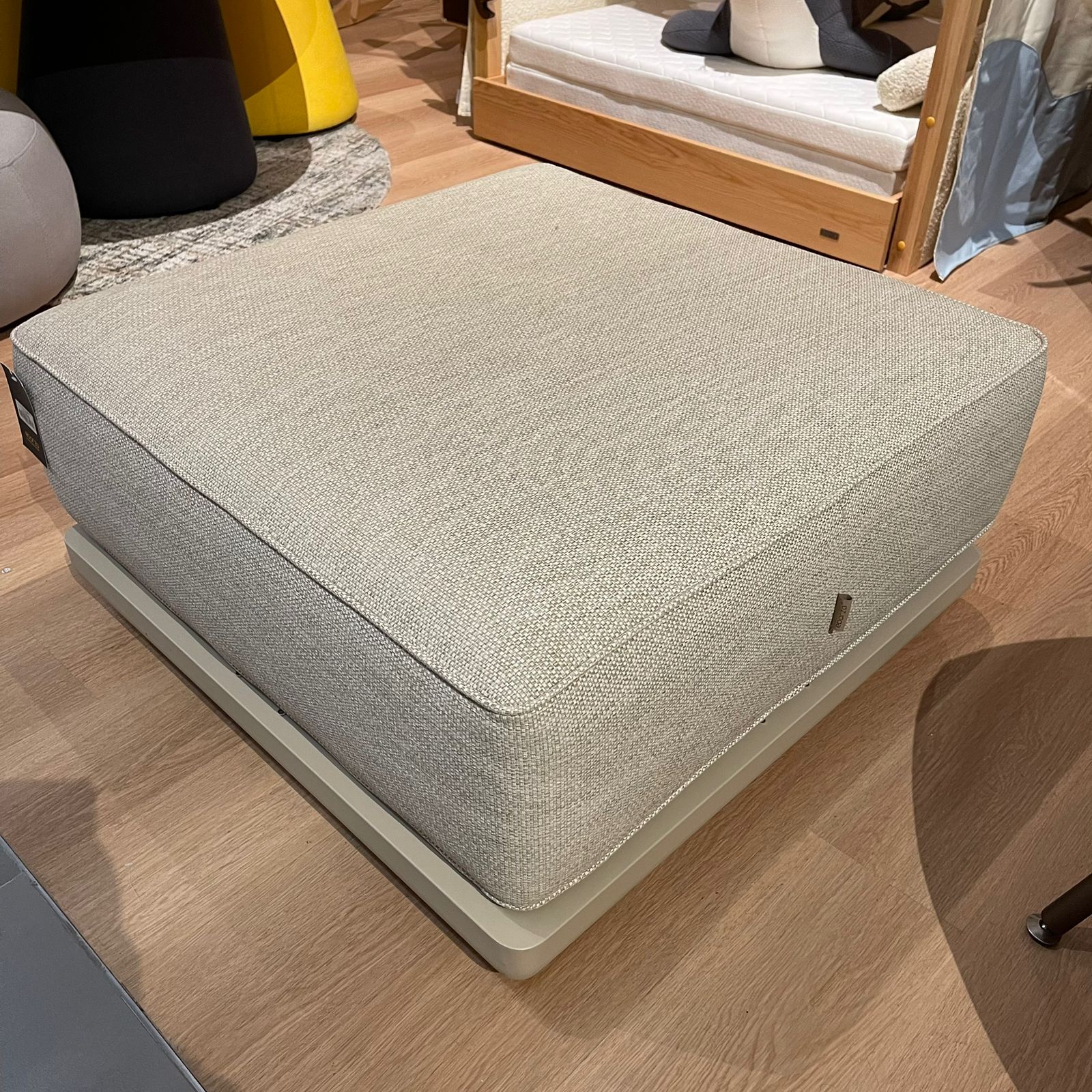 Display Item - Block Outdoor Pouf - KC8609N25ALU -YAS -  DISPLAY ITEM - ebarza Furniture UAE | Shop Modern Furniture in Abu Dhabi & Dubai - مفروشات ايبازرا في الامارات | تسوق اثاث عصري وديكورات مميزة في دبي وابوظبي