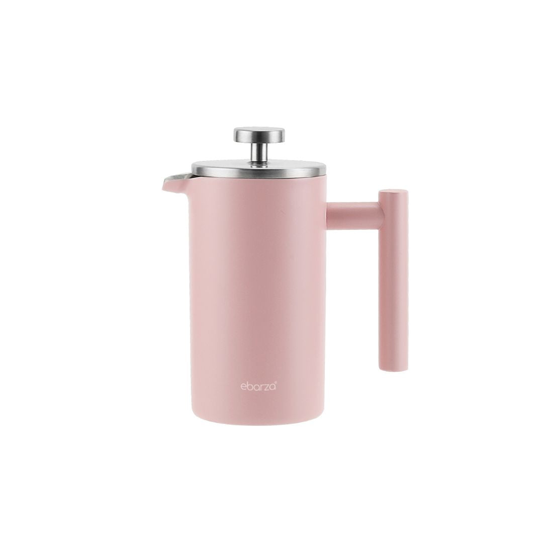 Pre-order 15 Days Delivery Double Wall Stainless Steel Matt Pink French Press P1001 (350ml）