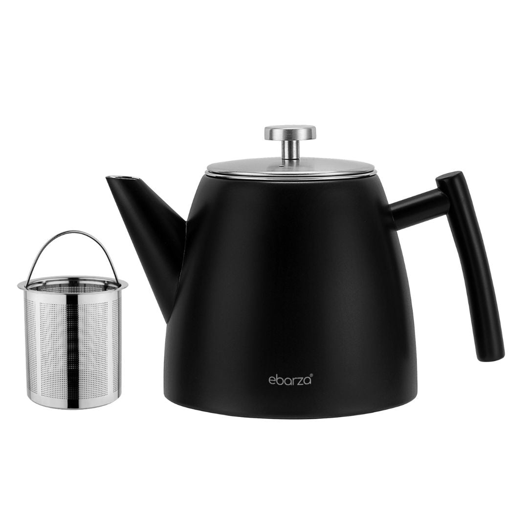 Pre-order 15 Days Delivery Double Wall Teapot With Infuser T0802-4A (1200ml)