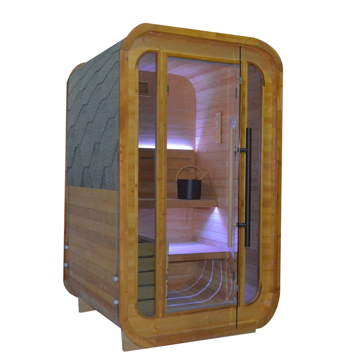 EBARZA Indoor/outdoor SAUNA ROOM LM-BR200TD -  Sauna Room - ebarza Furniture UAE | Shop Modern Furniture in Abu Dhabi & Dubai - مفروشات ايبازرا في الامارات | تسوق اثاث عصري وديكورات مميزة في دبي وابوظبي