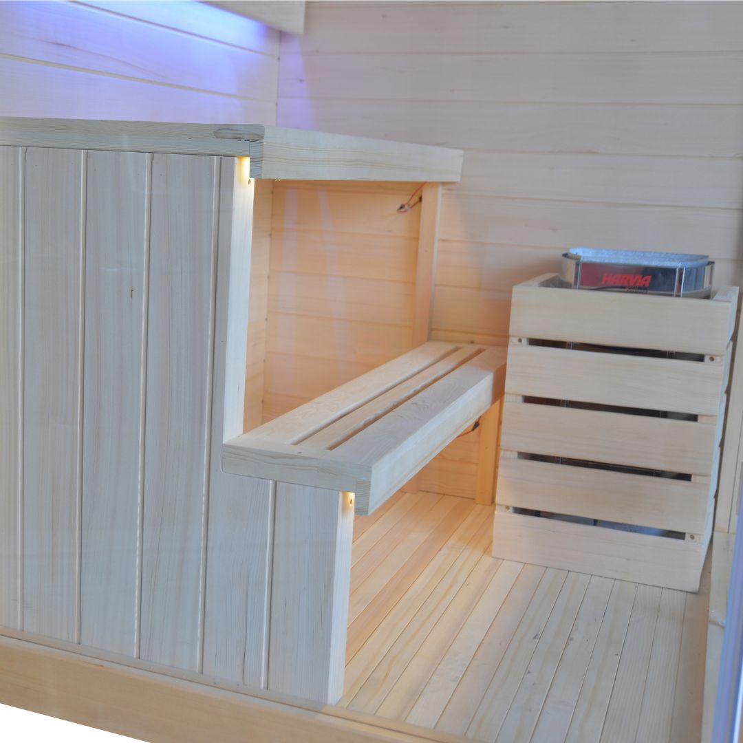 EBARZA SAUNA ROOM LM-N02TD -  Sauna Room - ebarza Furniture UAE | Shop Modern Furniture in Abu Dhabi & Dubai - مفروشات ايبازرا في الامارات | تسوق اثاث عصري وديكورات مميزة في دبي وابوظبي