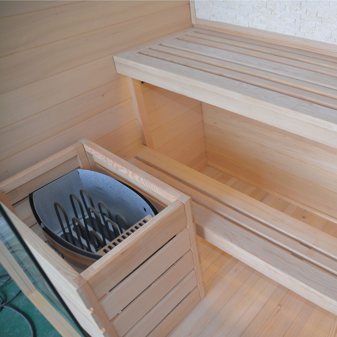 EBARZA SAUNA ROOM LM-T02B -  Sauna Room - ebarza Furniture UAE | Shop Modern Furniture in Abu Dhabi & Dubai - مفروشات ايبازرا في الامارات | تسوق اثاث عصري وديكورات مميزة في دبي وابوظبي