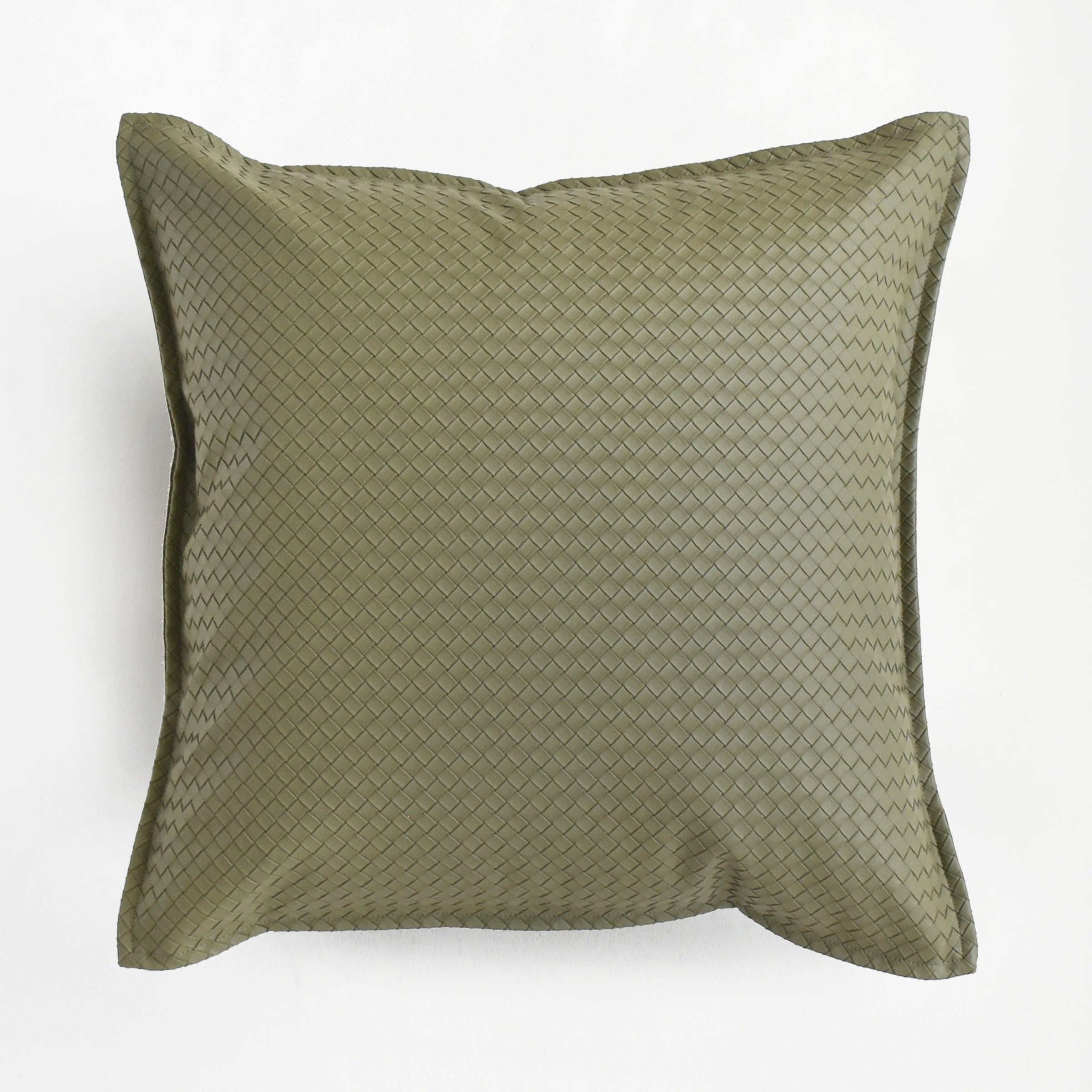 45*45 Tesa imitation leather cushion - ECC116 -  Cushions | وسادة من الجلد التقليد من تيسا - ebarza Furniture UAE | Shop Modern Furniture in Abu Dhabi & Dubai - مفروشات ايبازرا في الامارات | تسوق اثاث عصري وديكورات مميزة في دبي وابوظبي