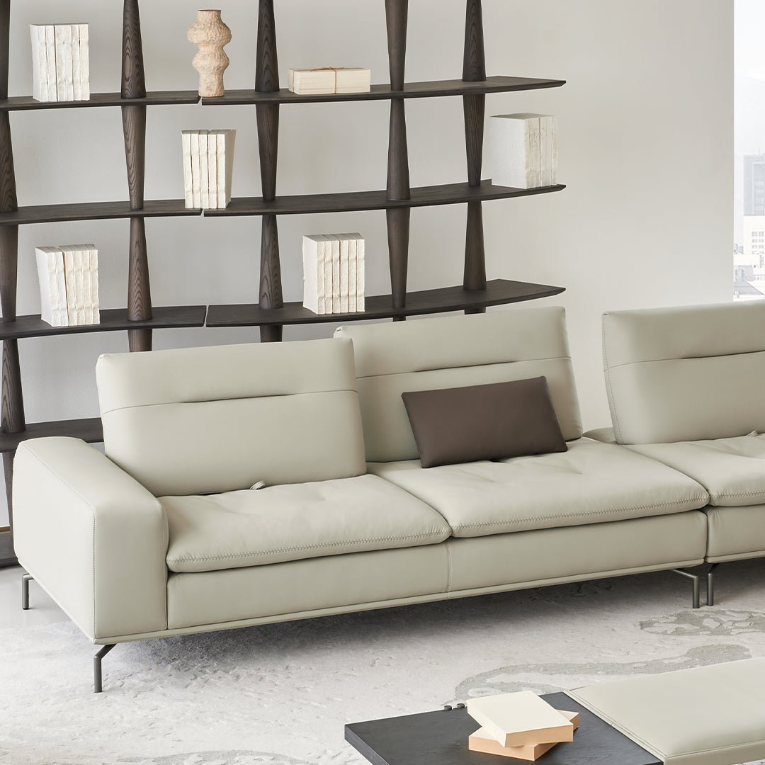 Nexus 2 Seater Right Arm Modular Sofa - AMF-S180 -  Sofas - ebarza Furniture UAE | Shop Modern Furniture in Abu Dhabi & Dubai - مفروشات ايبازرا في الامارات | تسوق اثاث عصري وديكورات مميزة في دبي وابوظبي