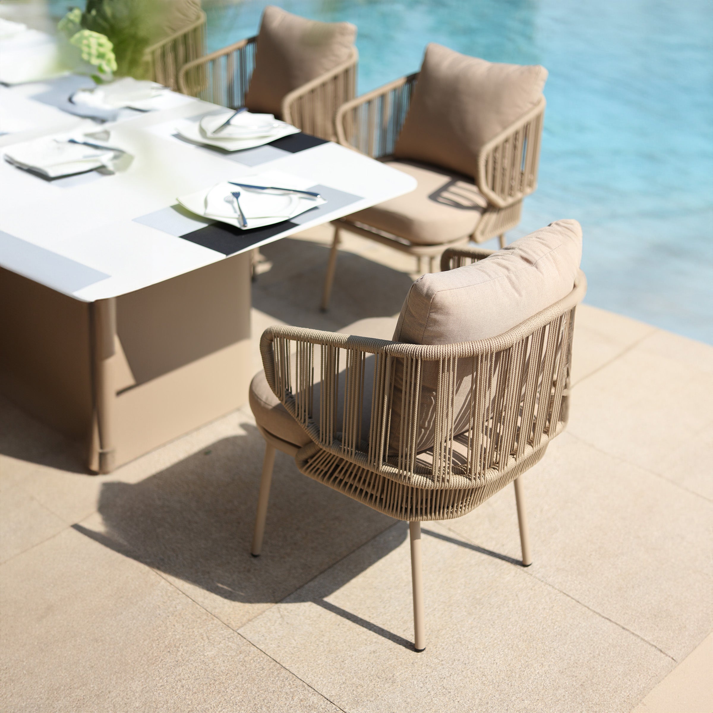 Embrace Outdoor Dining Chair MYX-DC1040 -  Outdoor Chairs | كرسي طعام خارجي من امبريس - ebarza Furniture UAE | Shop Modern Furniture in Abu Dhabi & Dubai - مفروشات ايبازرا في الامارات | تسوق اثاث عصري وديكورات مميزة في دبي وابوظبي