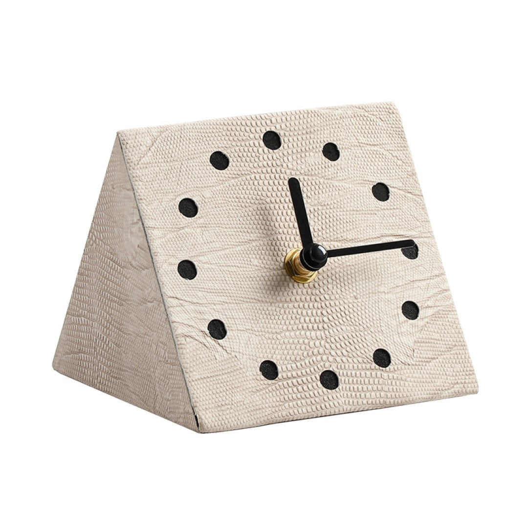 Geometric Clock Gray FB-PG24001A -  Clocks - ebarza Furniture UAE | Shop Modern Furniture in Abu Dhabi & Dubai - مفروشات ايبازرا في الامارات | تسوق اثاث عصري وديكورات مميزة في دبي وابوظبي