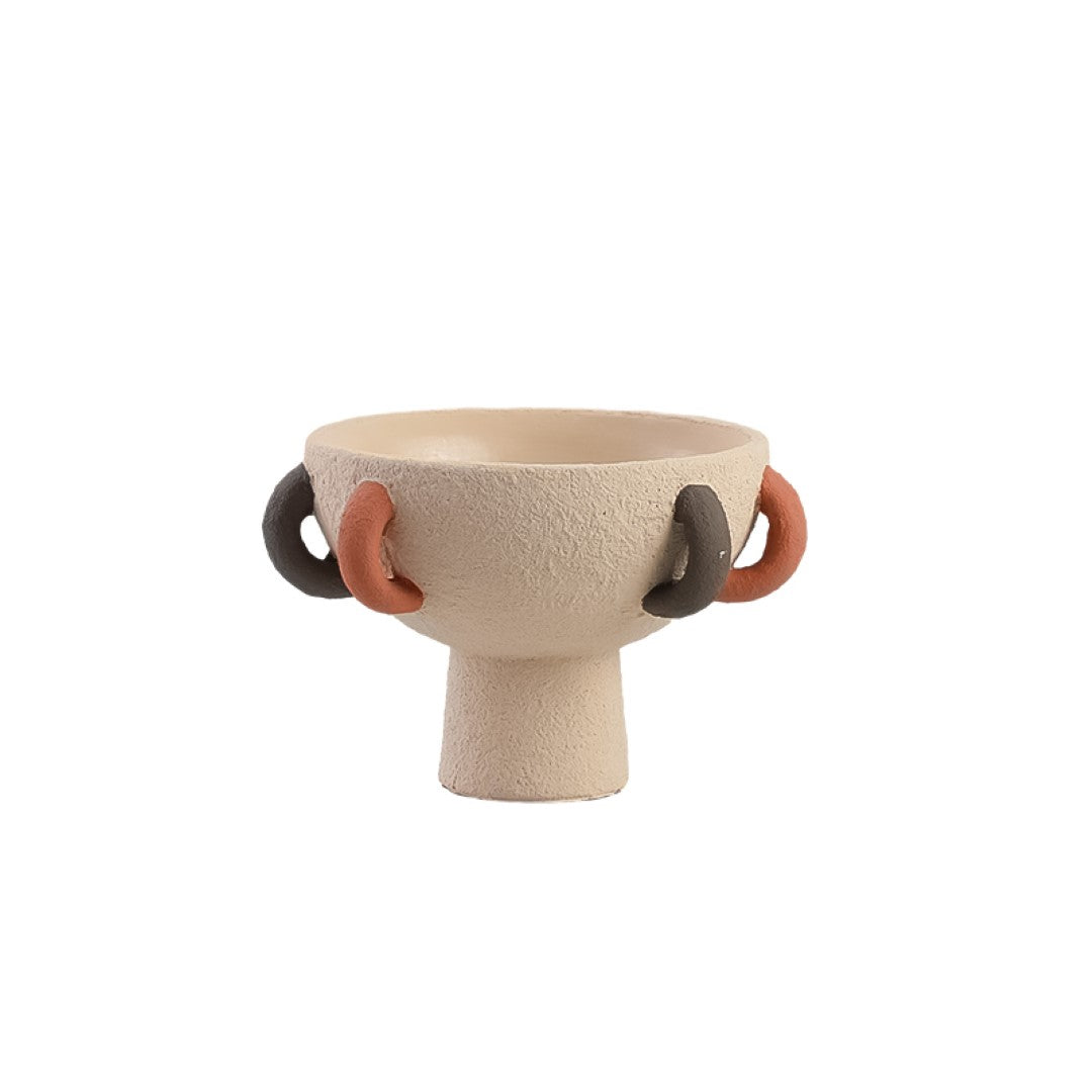 Colorful Ring Flower Pot-C FF-SN24021C -  Vases - ebarza Furniture UAE | Shop Modern Furniture in Abu Dhabi & Dubai - مفروشات ايبازرا في الامارات | تسوق اثاث عصري وديكورات مميزة في دبي وابوظبي