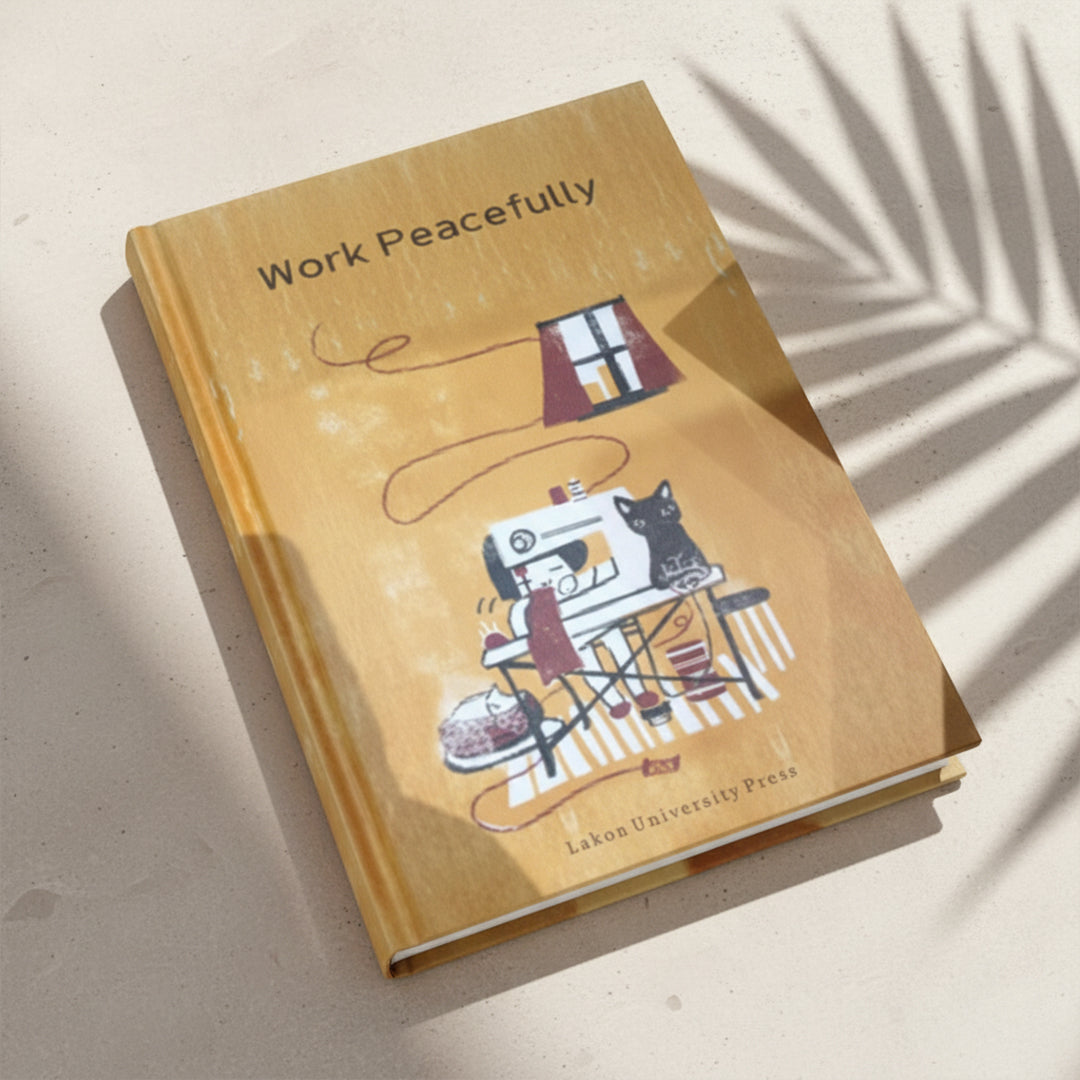 Pre-order 15 Days Delivery Work peacefully Decorative Book  - FY-09