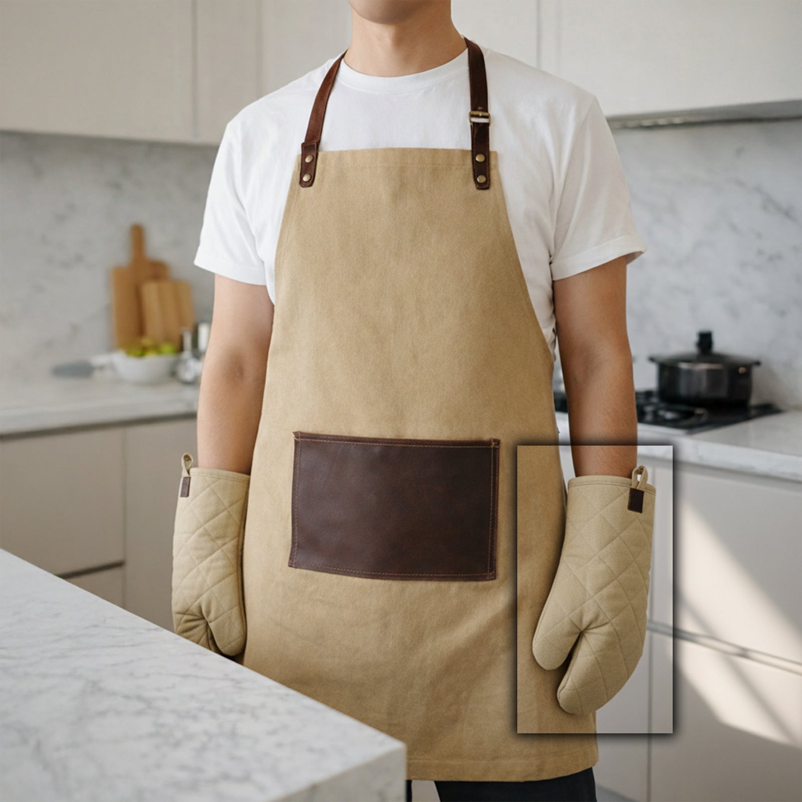 Flare Kitchen Glove - Sand  Color  - KBB230367-2/S -  Kitchen Appliances - ebarza Furniture UAE | Shop Modern Furniture in Abu Dhabi & Dubai - مفروشات ايبازرا في الامارات | تسوق اثاث عصري وديكورات مميزة في دبي وابوظبي