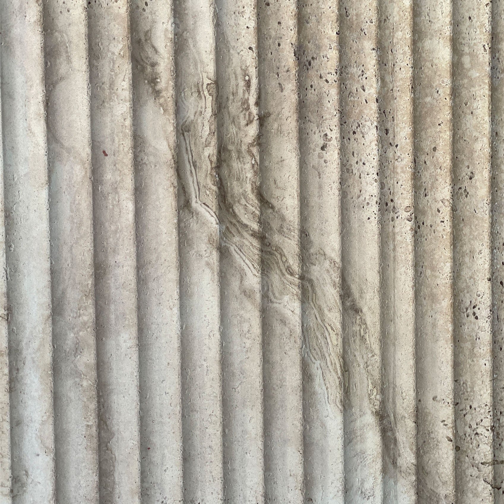 Sample of Flex Stone Cladding Dolomitic Marble Pillar brownish yellow   -Sample -  Wall panels samples | تكسية حجر فليكس عمود رخام دولوميت أصفر بني 280×60 سم - ebarza Furniture UAE | Shop Modern Furniture in Abu Dhabi & Dubai - مفروشات ايبازرا في الامارات | تسوق اثاث عصري وديكورات مميزة في دبي وابوظبي