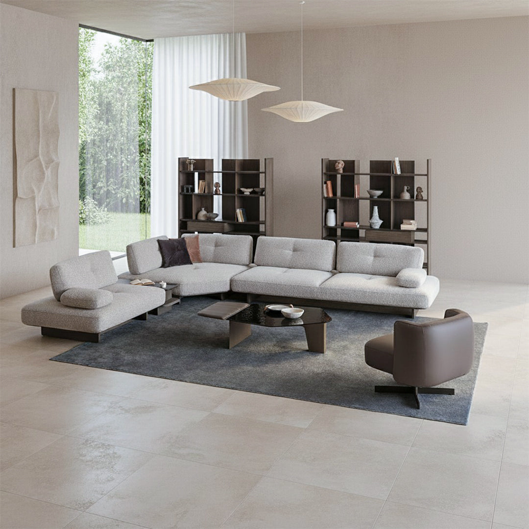 Foresta Corner Sofa HM-FORESTA02 -  Sofas - ebarza Furniture UAE | Shop Modern Furniture in Abu Dhabi & Dubai - مفروشات ايبازرا في الامارات | تسوق اثاث عصري وديكورات مميزة في دبي وابوظبي