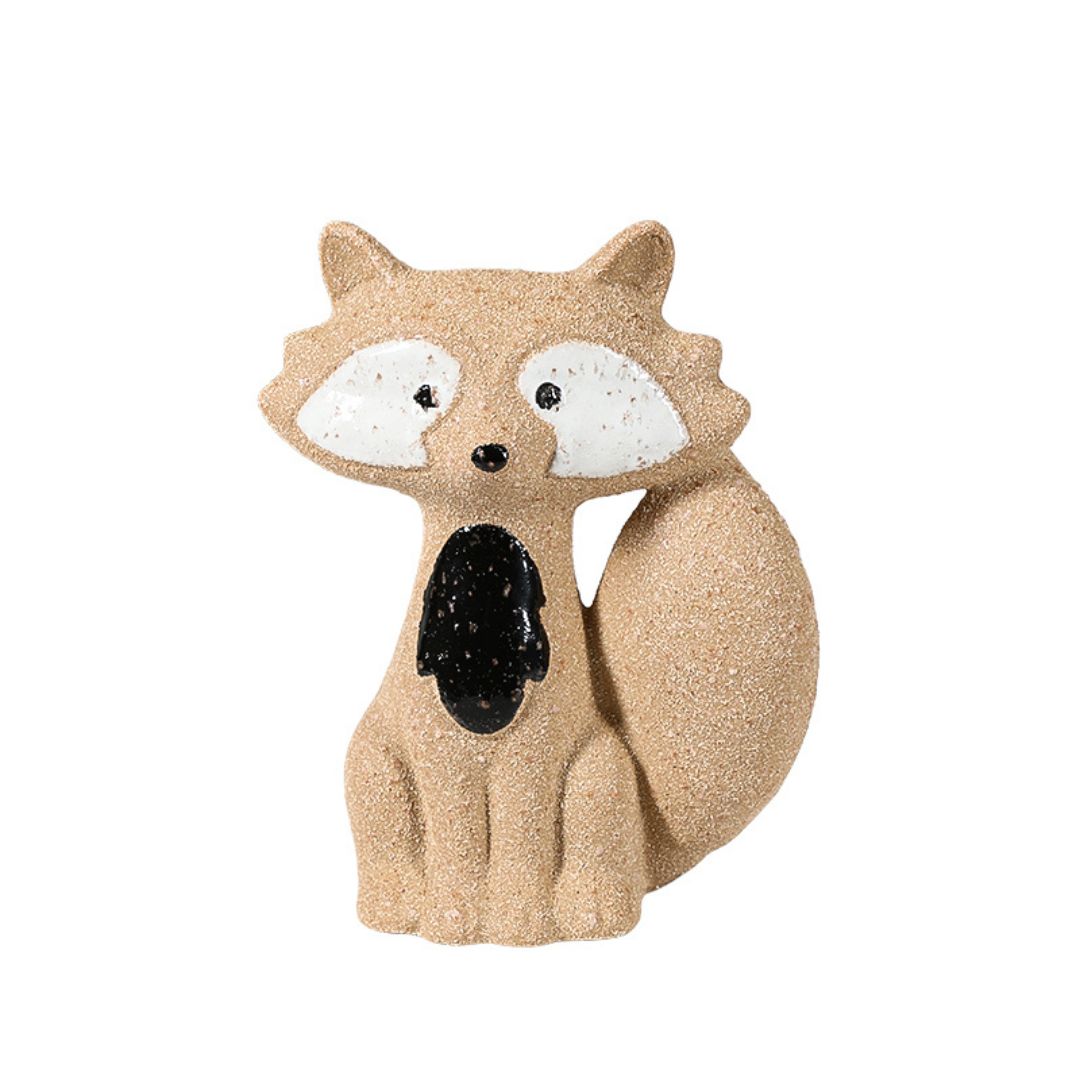 Fox Hand-painted ceramics Ornament FF-D25029 -  Home Decor Figurines - ebarza Furniture UAE | Shop Modern Furniture in Abu Dhabi & Dubai - مفروشات ايبازرا في الامارات | تسوق اثاث عصري وديكورات مميزة في دبي وابوظبي