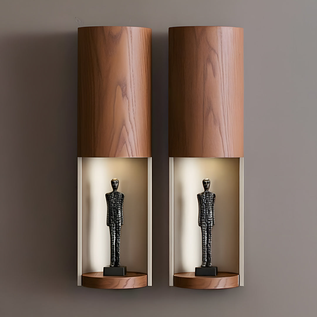 Grande Set of 2 Wall shelves  Walnut ORXGRND-TVU255W -  TV Units - ebarza Furniture UAE | Shop Modern Furniture in Abu Dhabi & Dubai - مفروشات ايبازرا في الامارات | تسوق اثاث عصري وديكورات مميزة في دبي وابوظبي