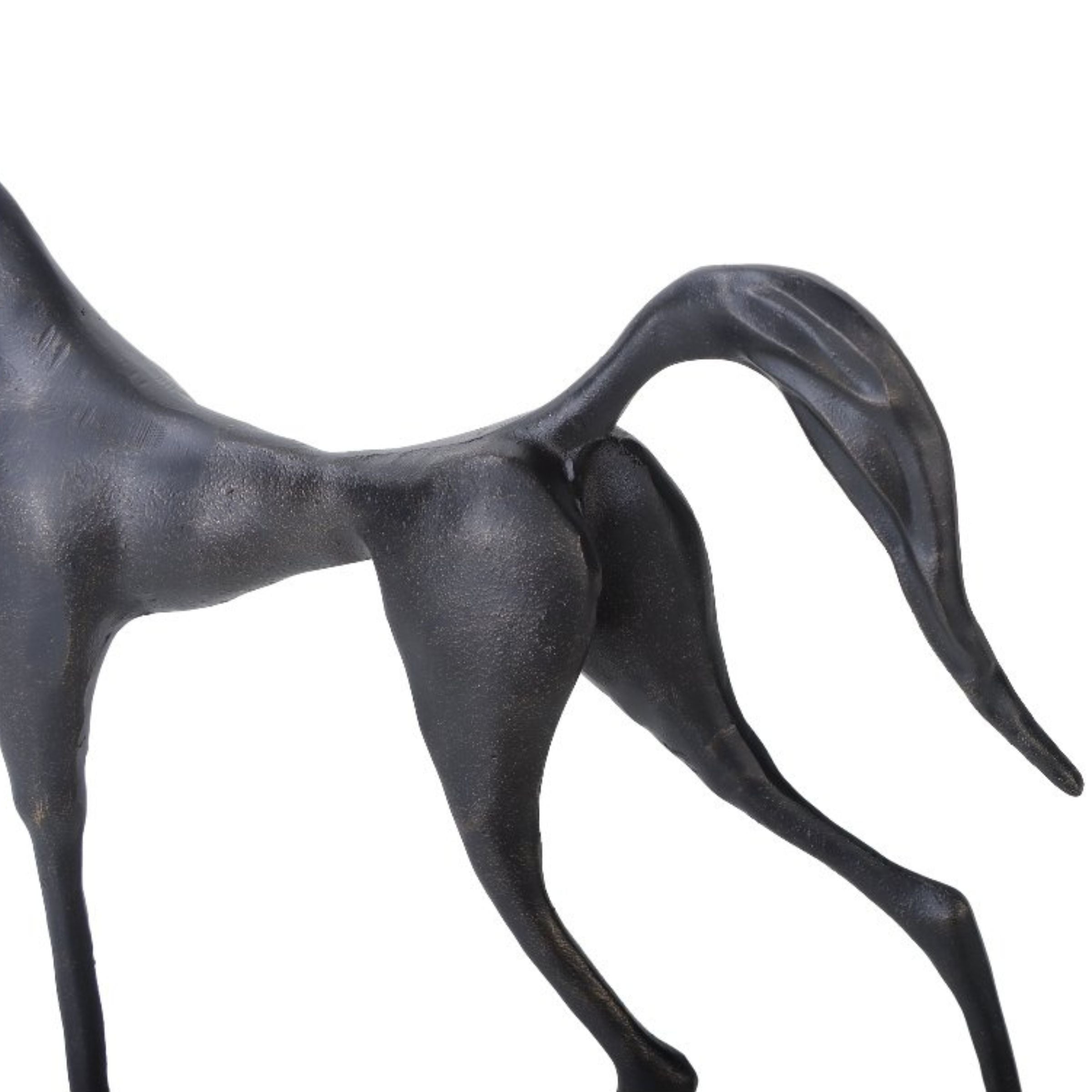 HORSE SCULPTURE H1784 -  Home Decor Figurines | تمثال الحصان - ebarza Furniture UAE | Shop Modern Furniture in Abu Dhabi & Dubai - مفروشات ايبازرا في الامارات | تسوق اثاث عصري وديكورات مميزة في دبي وابوظبي