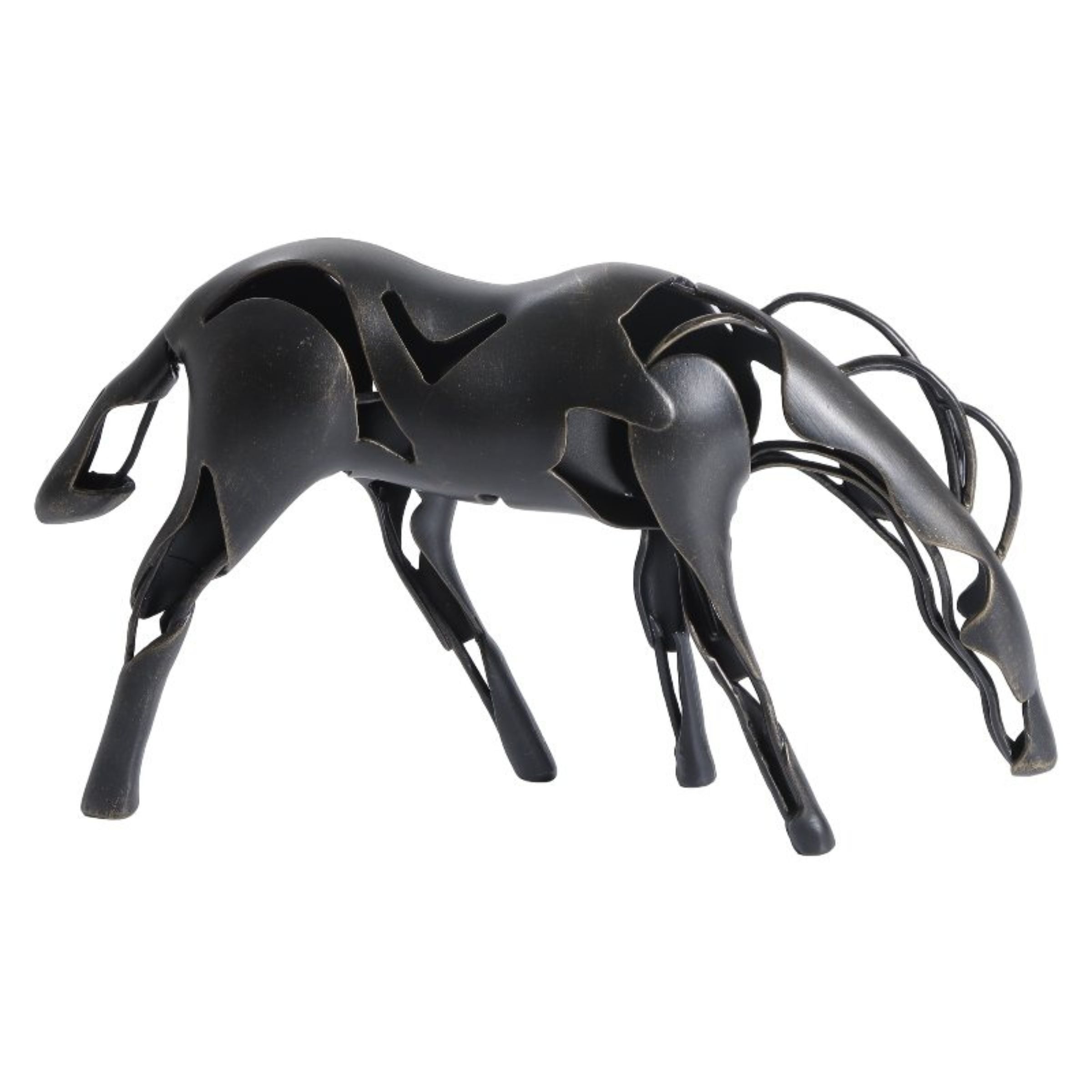 ABSTRACT HORSE STATUE  H1847 -  Home Decor Figurines | تمثال حصان مجردة - ebarza Furniture UAE | Shop Modern Furniture in Abu Dhabi & Dubai - مفروشات ايبازرا في الامارات | تسوق اثاث عصري وديكورات مميزة في دبي وابوظبي