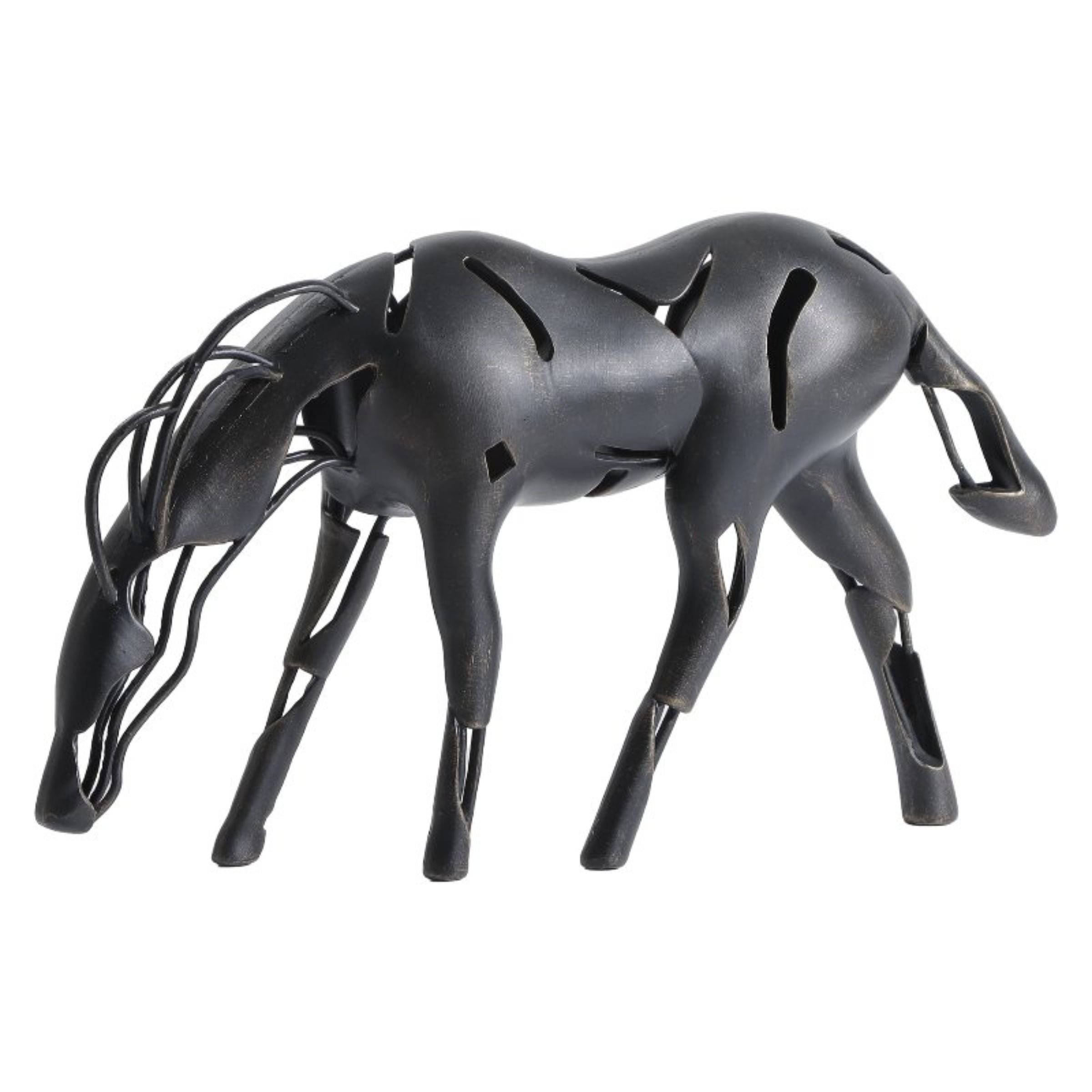 ABSTRACT HORSE STATUE  H1847 -  Home Decor Figurines | تمثال حصان مجردة - ebarza Furniture UAE | Shop Modern Furniture in Abu Dhabi & Dubai - مفروشات ايبازرا في الامارات | تسوق اثاث عصري وديكورات مميزة في دبي وابوظبي