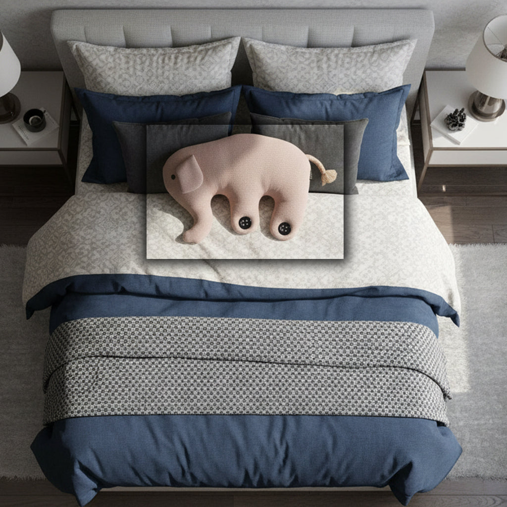 Handmade Cute Baby Elephant Decorative  Dwx19-4