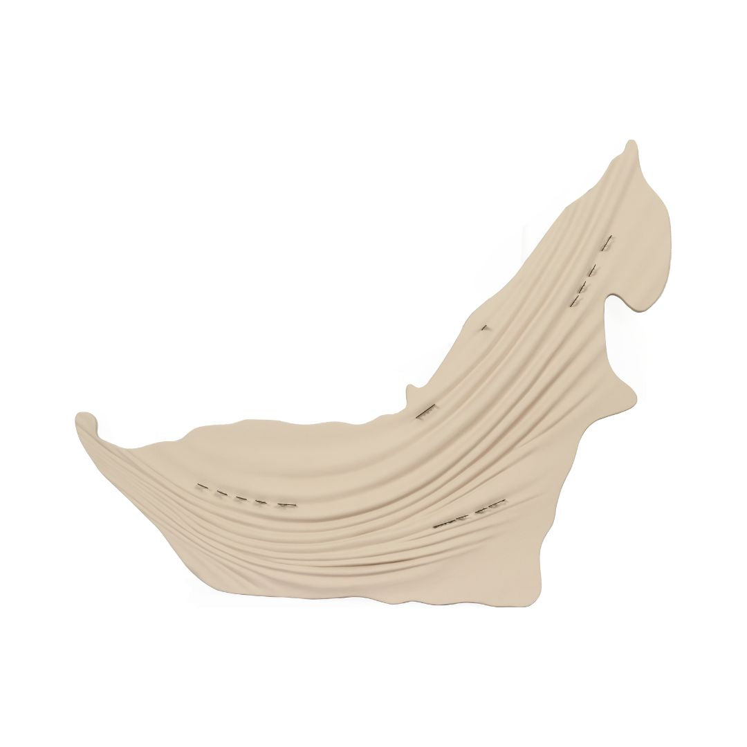 Handmade Wood Wall Art (Edge In Curved) & Metal Camels - 2403D0076-W800*H800-82899590