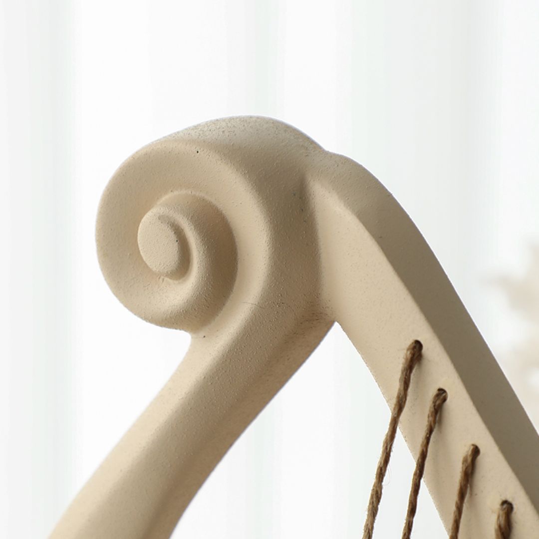 Harp Ornament FC-SZ25005 -  Home Decor Figurines - ebarza Furniture UAE | Shop Modern Furniture in Abu Dhabi & Dubai - مفروشات ايبازرا في الامارات | تسوق اثاث عصري وديكورات مميزة في دبي وابوظبي