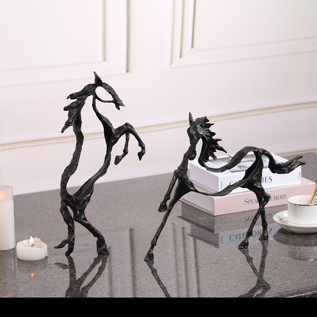 Hollow Horse KA3095 -  Home Decor Figurines - ebarza Furniture UAE | Shop Modern Furniture in Abu Dhabi & Dubai - مفروشات ايبازرا في الامارات | تسوق اثاث عصري وديكورات مميزة في دبي وابوظبي