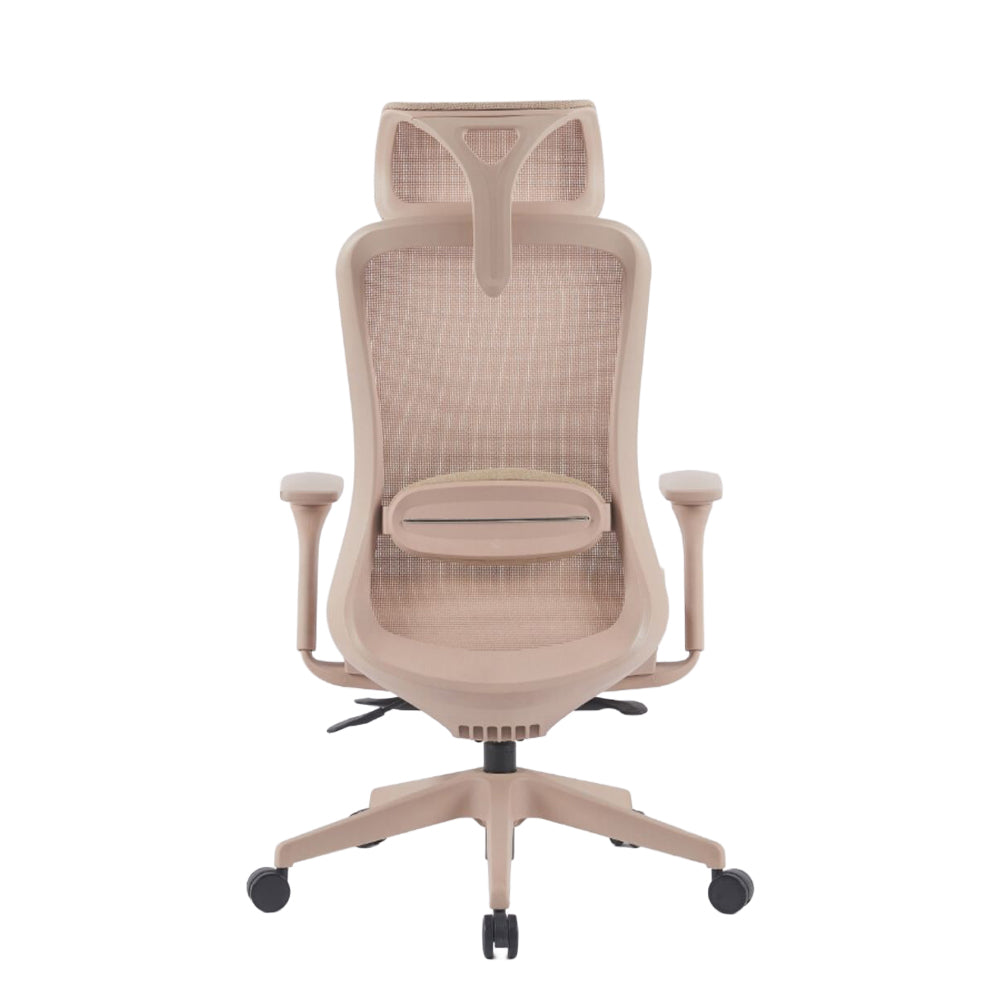 Holt Beige Leather Office Chair Holt-Beige -  Office Chairs - ebarza Furniture UAE | Shop Modern Furniture in Abu Dhabi & Dubai - مفروشات ايبازرا في الامارات | تسوق اثاث عصري وديكورات مميزة في دبي وابوظبي