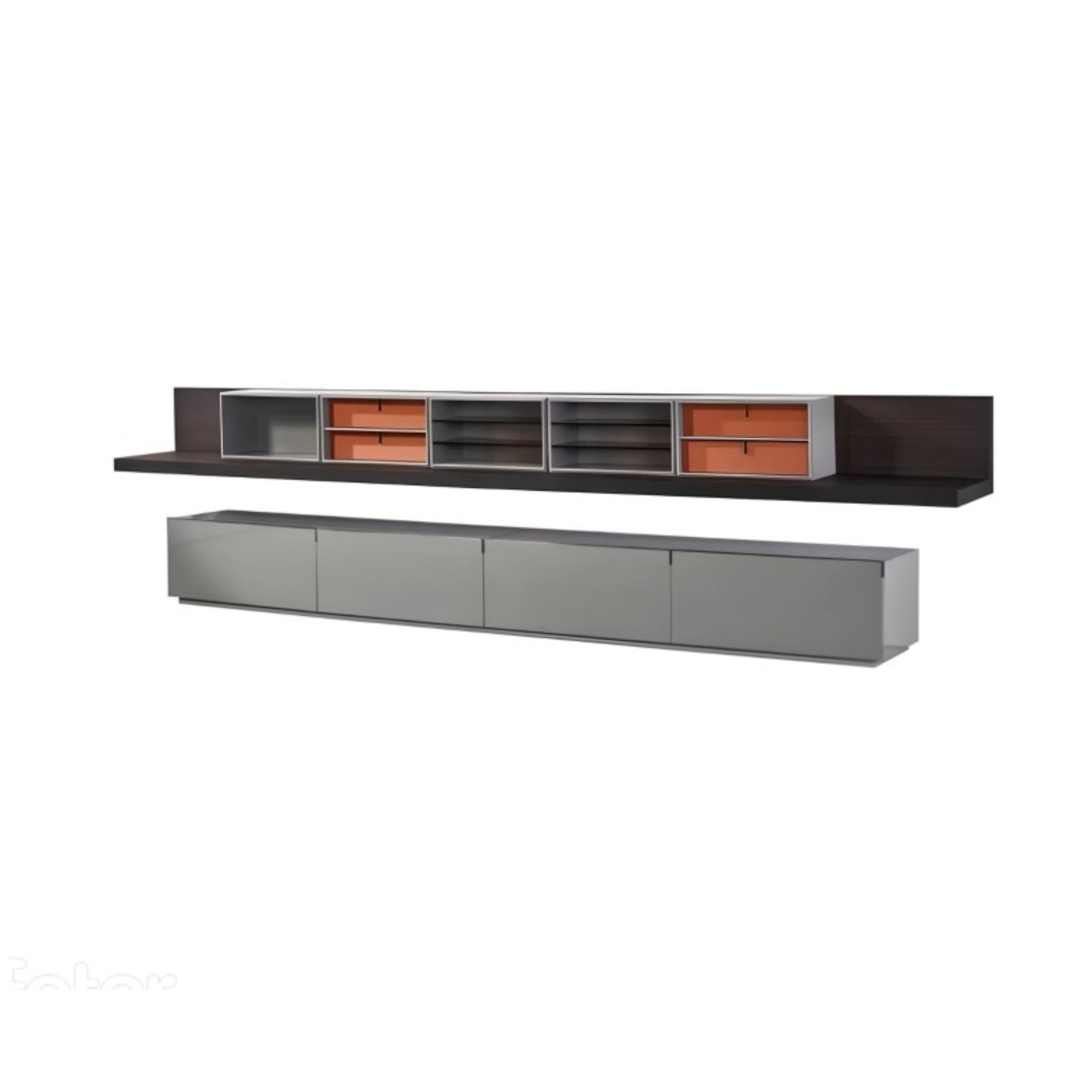 Handged floating Tv Unit IDG-D212-[1909] -  Storage/TV Unites | طاولة تلفاز - ebarza Furniture UAE | Shop Modern Furniture in Abu Dhabi & Dubai - مفروشات ايبازرا في الامارات | تسوق اثاث عصري وديكورات مميزة في دبي وابوظبي