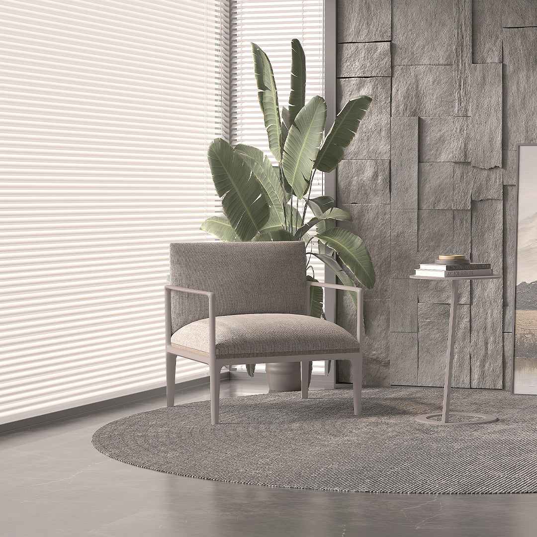 AIKA Armchair AIKA-Single Seat With Aluminum Arm HJD-AIKA01