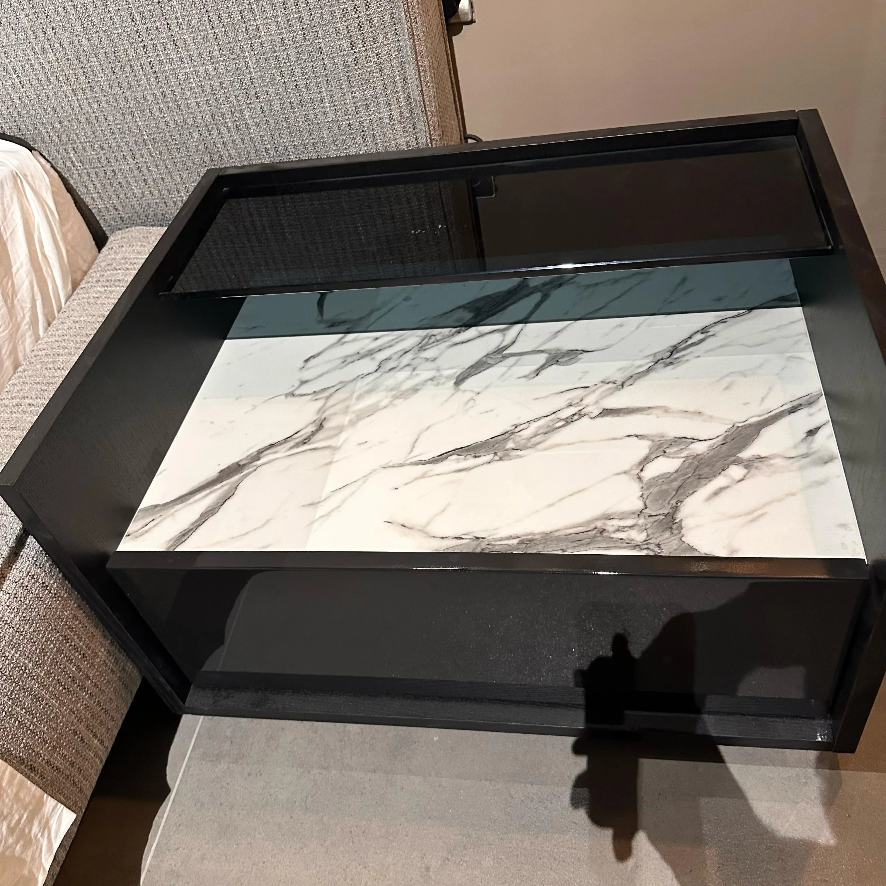 Display Item - 2X COLLECT Grey Bedside Tables YLCG-BNS - YAS -  DISPLAY ITEM - ebarza Furniture UAE | Shop Modern Furniture in Abu Dhabi & Dubai - مفروشات ايبازرا في الامارات | تسوق اثاث عصري وديكورات مميزة في دبي وابوظبي