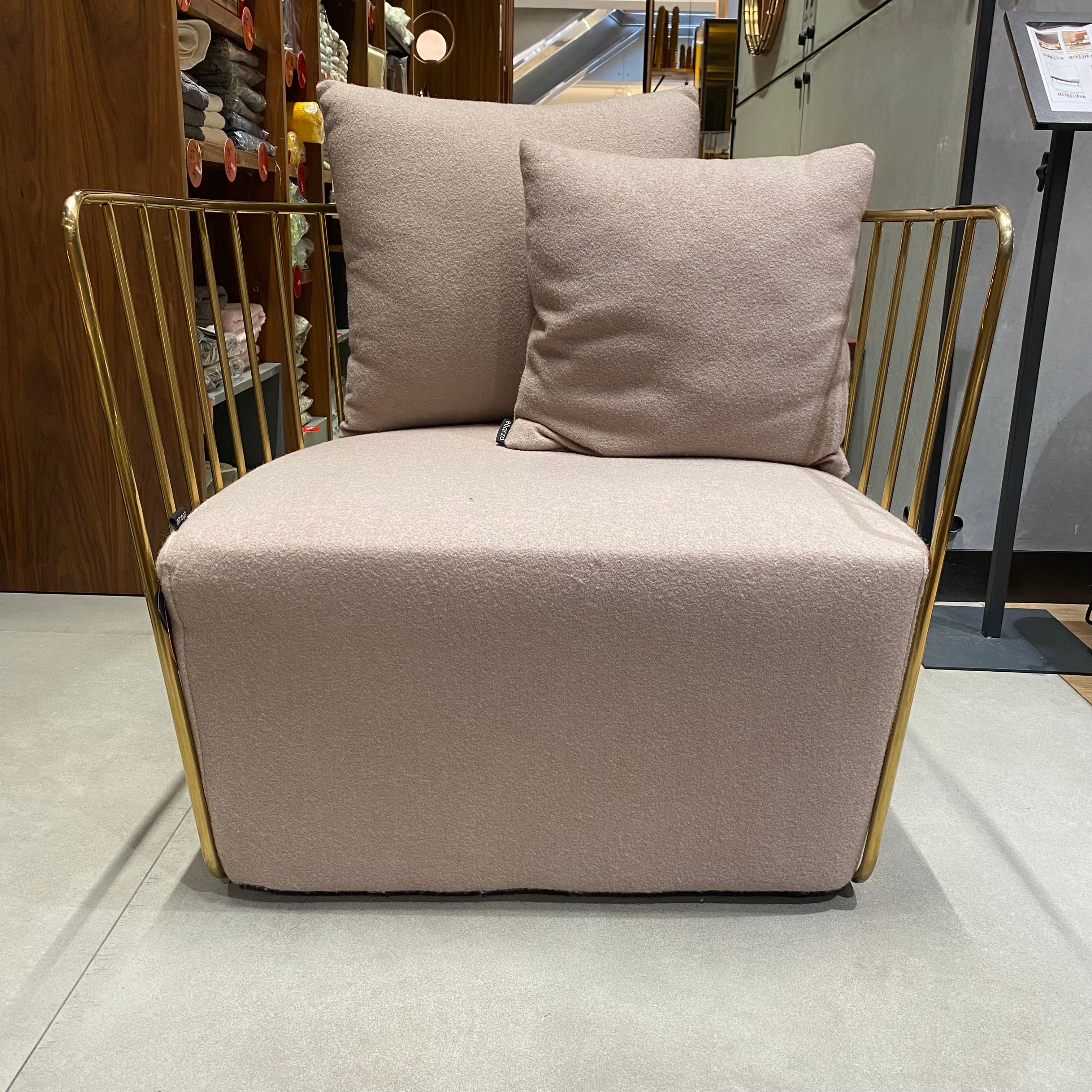 Display Item - Torino Stainless Steel Armchair Tra001g Bp8801-G-Nakheel -  USED ITEM | قطعة من المعرض - كرسي تورينو الفولاذ المقاوم للصدأ - ebarza Furniture UAE | Shop Modern Furniture in Abu Dhabi & Dubai - مفروشات ايبازرا في الامارات | تسوق اثاث عصري وديكورات مميزة في دبي وابوظبي