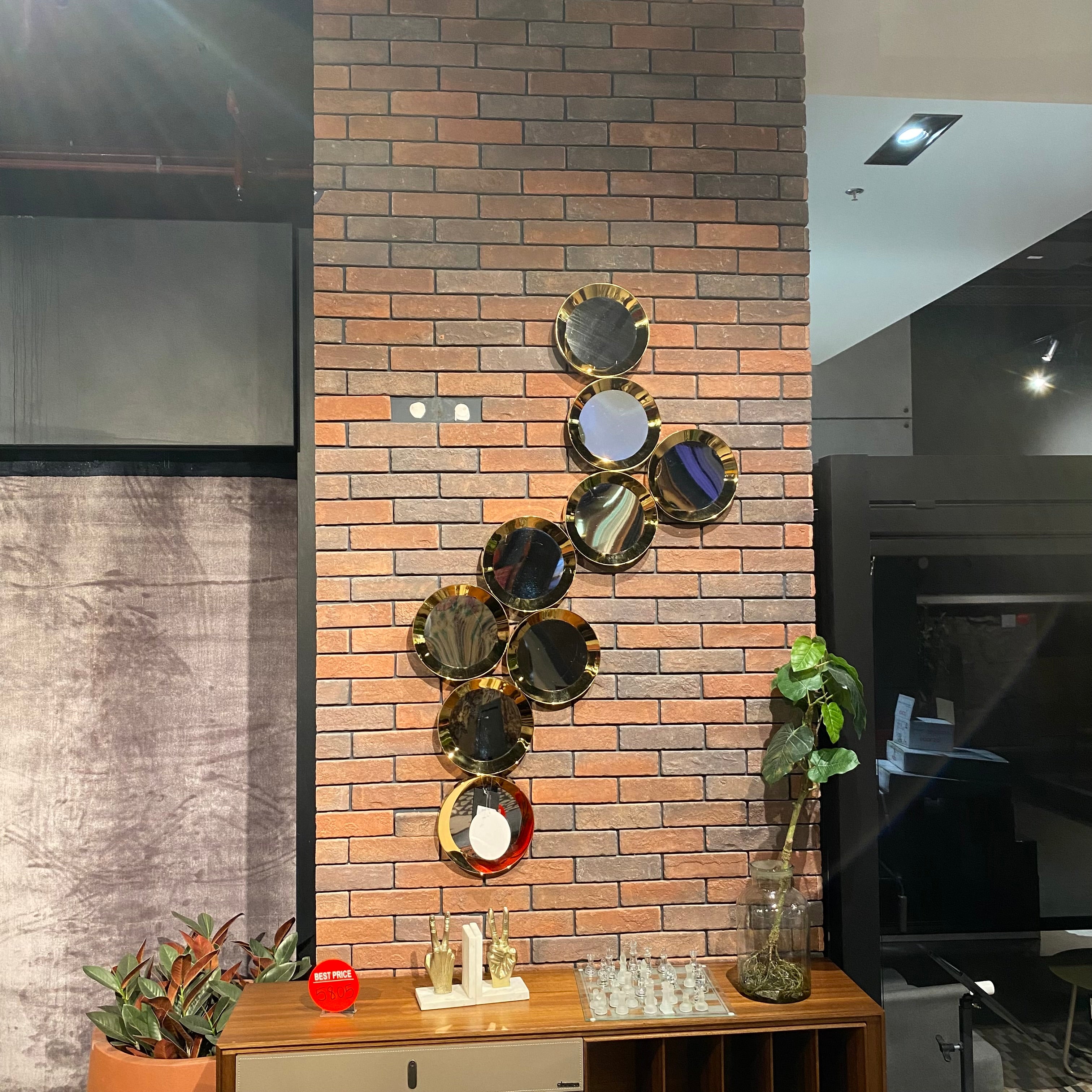 Display Item - Beehive Handcrafted Stainless Steel Artwork Bg2020010-G Nakheel -  USED ITEM | قطعة من المعرض - خلية النحل عمل فني مصنوع يدويًا من الفولاذ المقاوم للصدأ - ebarza Furniture UAE | Shop Modern Furniture in Abu Dhabi & Dubai - مفروشات ايبازرا في الامارات | تسوق اثاث عصري وديكورات مميزة في دبي وابوظبي