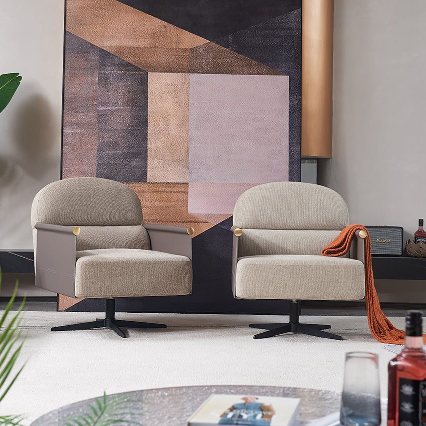 Pre-order 75 Days Delivery - Tank Swivel Lounge Chair MLL-A25 -  Lounge Chairs | اطلب مسبقًا التسليم خلال 75 يومًا - كرسي صالة دوار من خزان - ebarza Furniture UAE | Shop Modern Furniture in Abu Dhabi & Dubai - مفروشات ايبازرا في الامارات | تسوق اثاث عصري وديكورات مميزة في دبي وابوظبي