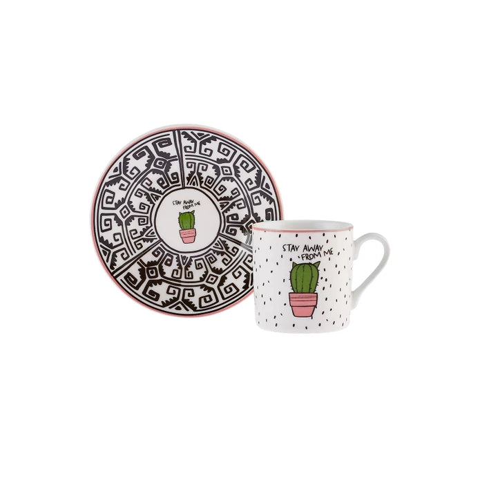 Karaca Cactus Set of 6 Coffee Cups 80 ml 153.03.05.0283 -  Coffee Sets | الطلب المسبق لمدة 25 يومًا - طقم صبار كاراجا 6 فناجين قهوة 80 م - ebarza Furniture UAE | Shop Modern Furniture in Abu Dhabi & Dubai - مفروشات ايبازرا في الامارات | تسوق اثاث عصري وديكورات مميزة في دبي وابوظبي