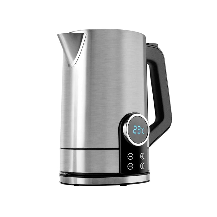 Karaca Circle Inox Kettle 153.03.08.5032 -  Kitchen Appliances | غلاية كاراجا سيركل إينوكس - ebarza Furniture UAE | Shop Modern Furniture in Abu Dhabi & Dubai - مفروشات ايبازرا في الامارات | تسوق اثاث عصري وديكورات مميزة في دبي وابوظبي