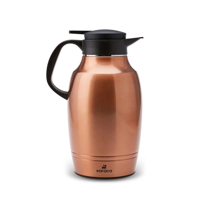 Pre-order 25 Days Delivery - Karaca Essentiel Rosegold Steel Thermos 2300 ml 153.03.06.7734 -  Drinkware - ebarza Furniture UAE | Shop Modern Furniture in Abu Dhabi & Dubai - مفروشات ايبازرا في الامارات | تسوق اثاث عصري وديكورات مميزة في دبي وابوظبي