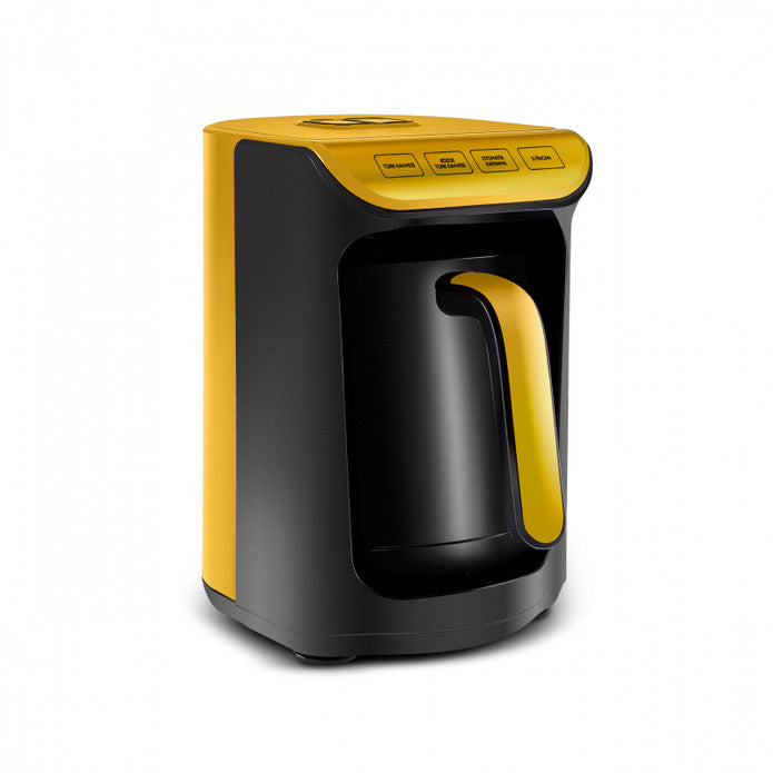 Pre-order 25 Days Delivery - Karaca Hatır Ember Turkish Coffee Machine Pineapple Yellow 153.09.01.6097 -  Kitchen Appliances - ebarza Furniture UAE | Shop Modern Furniture in Abu Dhabi & Dubai - مفروشات ايبازرا في الامارات | تسوق اثاث عصري وديكورات مميزة في دبي وابوظبي