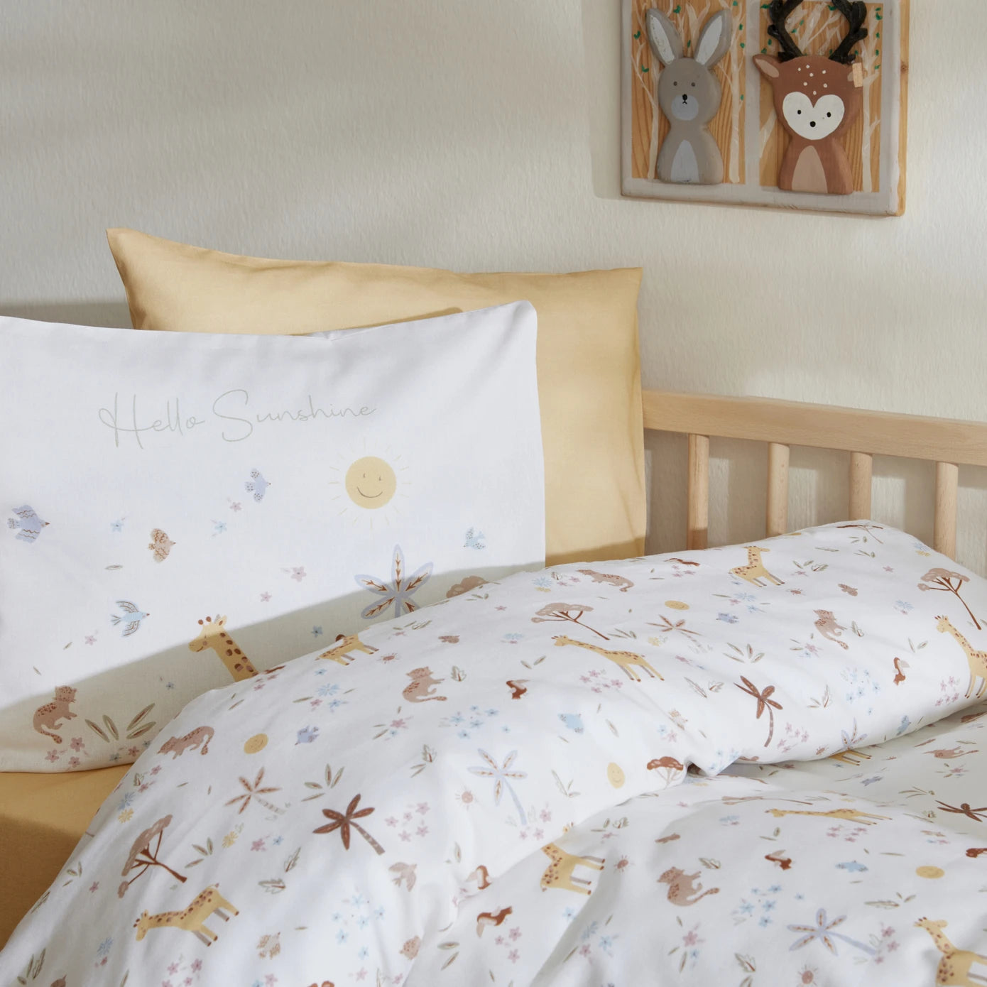 Karaca Home Baby Sunshine Duvet Cover Set 200.22.11.0215 -  Bedding | غطاء لحاف كاراجا هوم بيبي صن شاين - ebarza Furniture UAE | Shop Modern Furniture in Abu Dhabi & Dubai - مفروشات ايبازرا في الامارات | تسوق اثاث عصري وديكورات مميزة في دبي وابوظبي