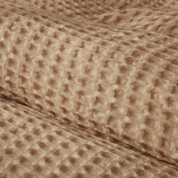 Pre-order 25 Days Delivery - Karaca Home Casey Double Waffle Blanket 200x230 cm Beige 200.22.01.0087 -  Blankets - ebarza Furniture UAE | Shop Modern Furniture in Abu Dhabi & Dubai - مفروشات ايبازرا في الامارات | تسوق اثاث عصري وديكورات مميزة في دبي وابوظبي