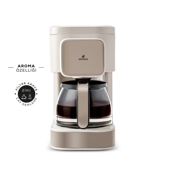 Pre-order 25 Days Delivery - Karaca Just Coffee Aroma 2 In 1 Filter Coffee and Tea Brewing Machine Latte 153.03.06.8339 -  Kitchen Appliances - ebarza Furniture UAE | Shop Modern Furniture in Abu Dhabi & Dubai - مفروشات ايبازرا في الامارات | تسوق اثاث عصري وديكورات مميزة في دبي وابوظبي