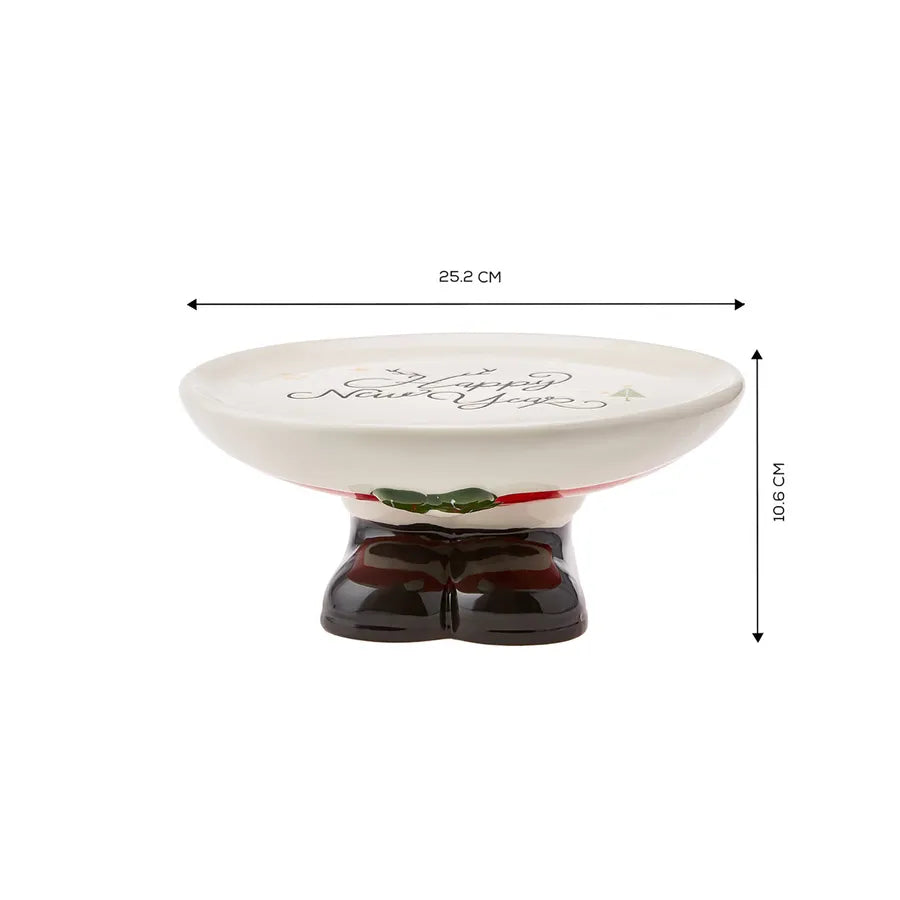 Pre-order 25 Days Delivery - Karaca New Year's Cake Stand 153.03.06.5419 -  Dessert Boxes - ebarza Furniture UAE | Shop Modern Furniture in Abu Dhabi & Dubai - مفروشات ايبازرا في الامارات | تسوق اثاث عصري وديكورات مميزة في دبي وابوظبي