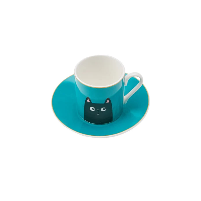 Pre-order 25 Days Delivery - Karaca Paws Coffee Cup for 6 People 80 ml 153.03.06.6149 -  Coffee Sets - ebarza Furniture UAE | Shop Modern Furniture in Abu Dhabi & Dubai - مفروشات ايبازرا في الامارات | تسوق اثاث عصري وديكورات مميزة في دبي وابوظبي