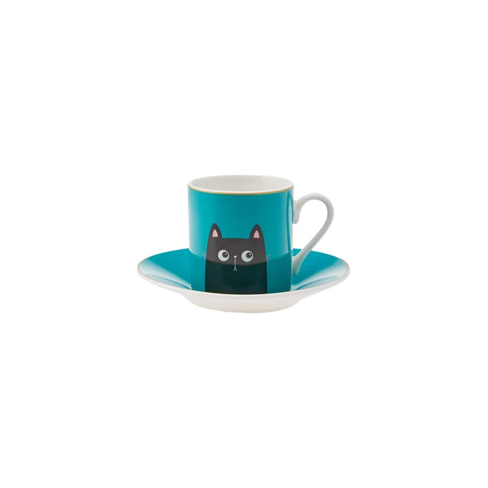 Pre-order 25 Days Delivery - Karaca Paws Coffee Cup for 6 People 80 ml 153.03.06.6149 -  Coffee Sets - ebarza Furniture UAE | Shop Modern Furniture in Abu Dhabi & Dubai - مفروشات ايبازرا في الامارات | تسوق اثاث عصري وديكورات مميزة في دبي وابوظبي