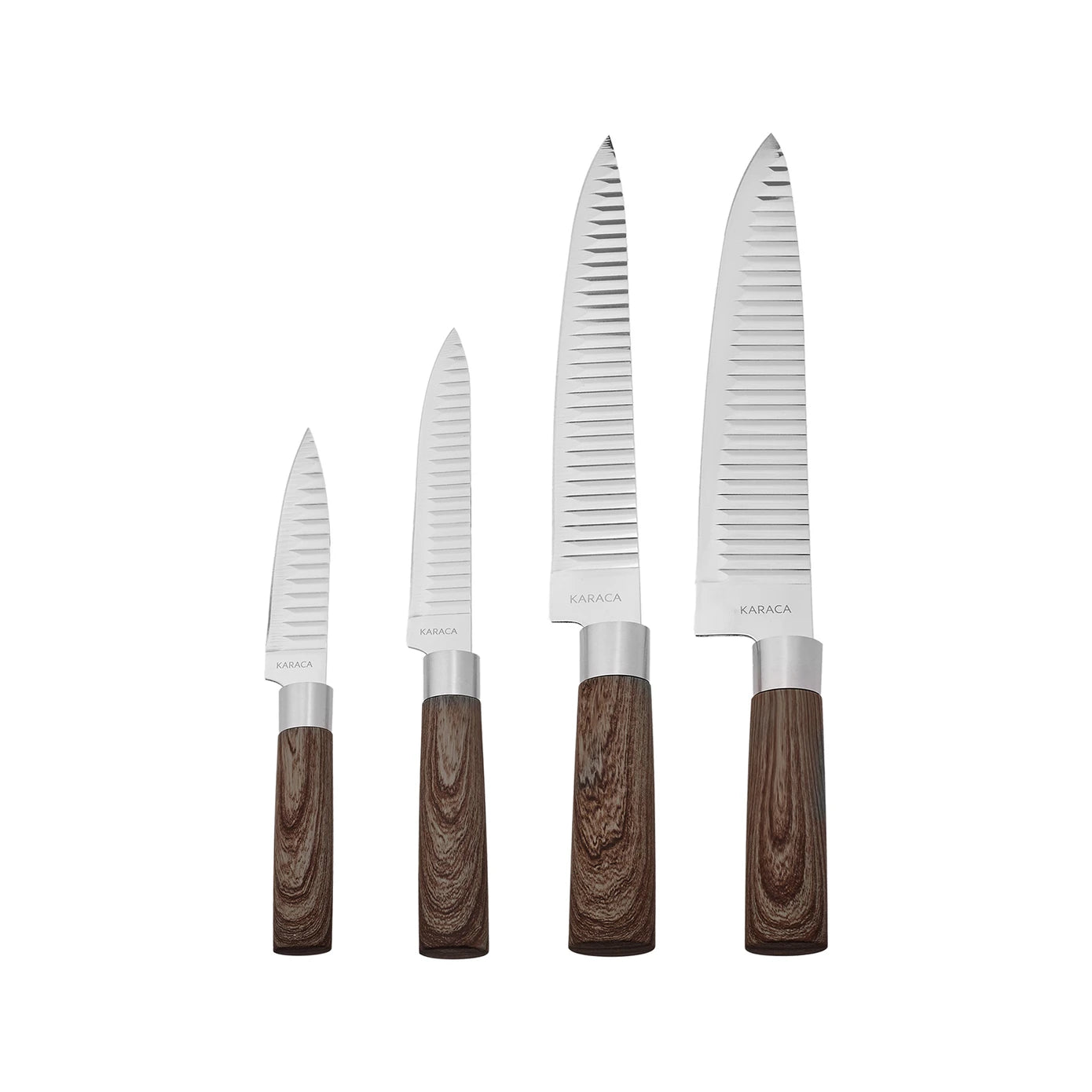 Karaca Timber 8 Piece Knife and Serving Set 153.03.06.7427 -  Service Sets | طقم سكين وتقديم من كاراجا تيمبر 8 قطع - ebarza Furniture UAE | Shop Modern Furniture in Abu Dhabi & Dubai - مفروشات ايبازرا في الامارات | تسوق اثاث عصري وديكورات مميزة في دبي وابوظبي