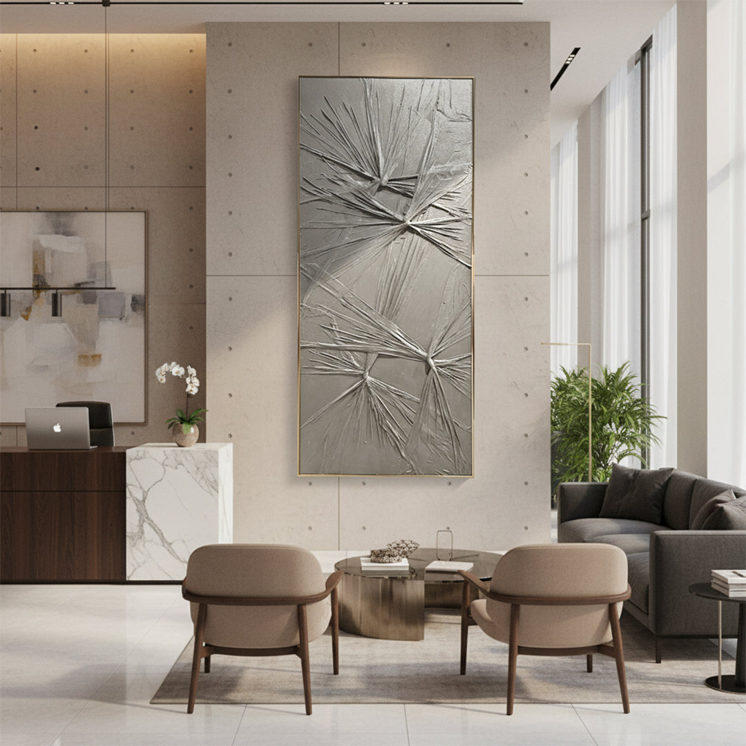 Knots Hand Painted Art Fabric Painting 80*200cm SOASAMPLE009 -  Paintings - ebarza Furniture UAE | Shop Modern Furniture in Abu Dhabi & Dubai - مفروشات ايبازرا في الامارات | تسوق اثاث عصري وديكورات مميزة في دبي وابوظبي