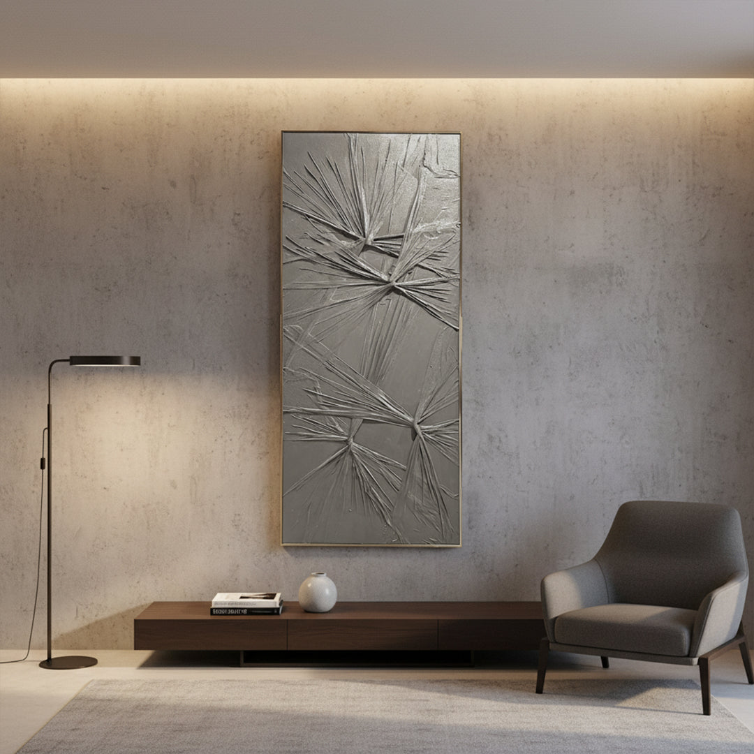 Knots Hand Painted Art Fabric Painting 80*200cm SOASAMPLE009 -  Paintings - ebarza Furniture UAE | Shop Modern Furniture in Abu Dhabi & Dubai - مفروشات ايبازرا في الامارات | تسوق اثاث عصري وديكورات مميزة في دبي وابوظبي