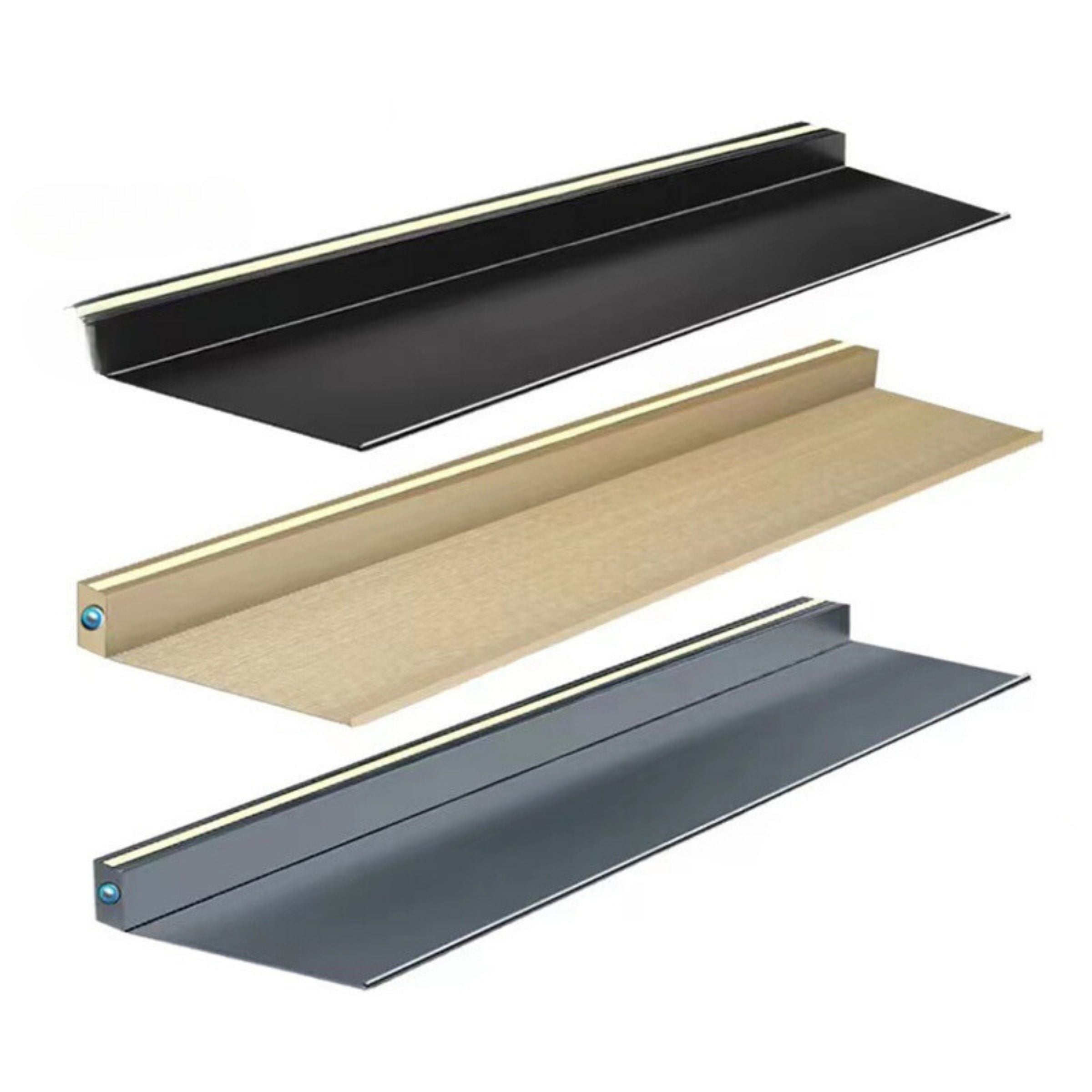 LED Aluminum Panel Light CH4-LT048-80cm Matt Black with Plug-4000k -  Wall Lamps | ضوء LED لوحة الألومنيوم - ebarza Furniture UAE | Shop Modern Furniture in Abu Dhabi & Dubai - مفروشات ايبازرا في الامارات | تسوق اثاث عصري وديكورات مميزة في دبي وابوظبي