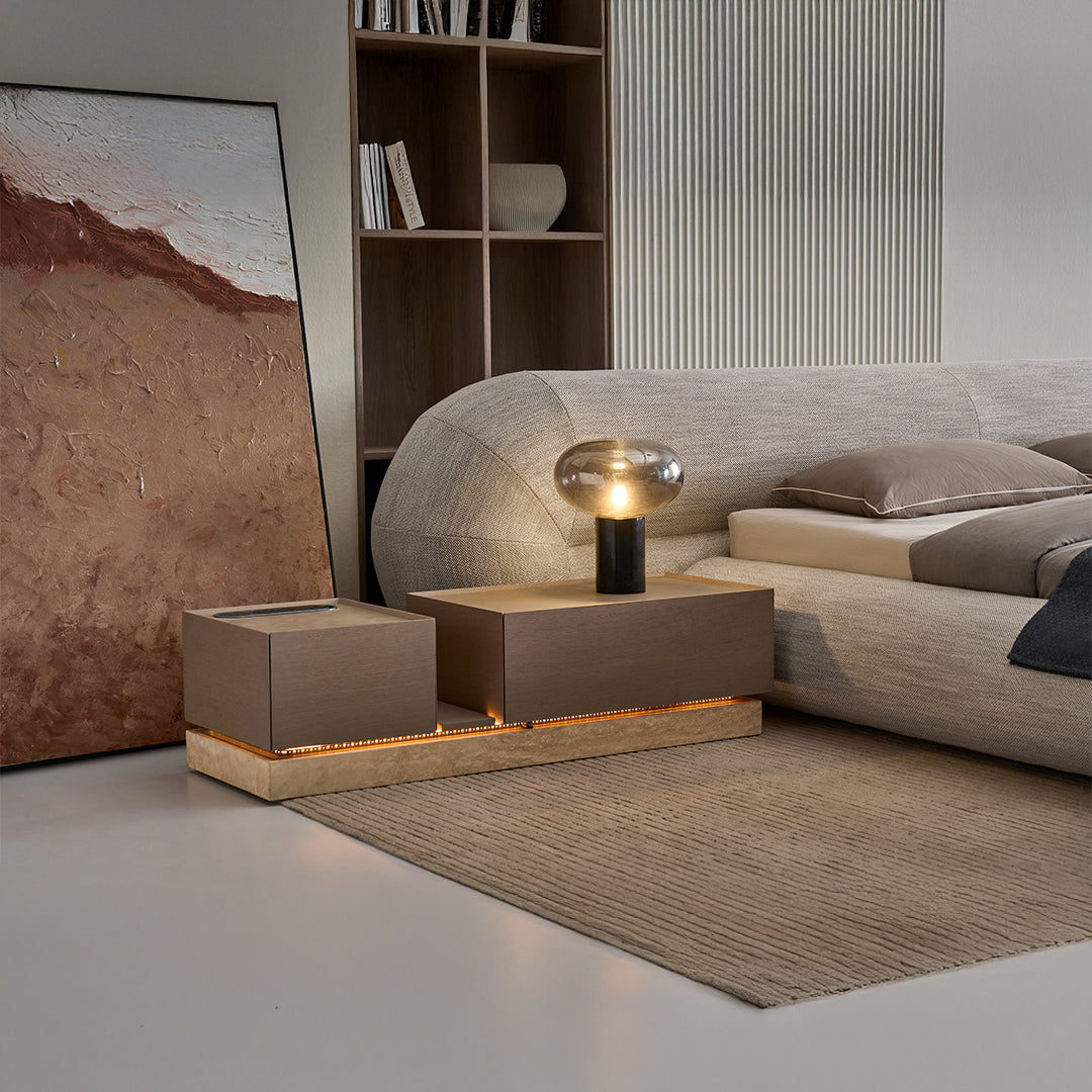 Laisi Long Bedside Table - DB-01-NS A STYLE -  Bedside Tables - ebarza Furniture UAE | Shop Modern Furniture in Abu Dhabi & Dubai - مفروشات ايبازرا في الامارات | تسوق اثاث عصري وديكورات مميزة في دبي وابوظبي