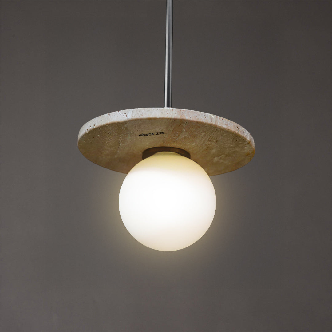 Travertine Marble Pendant Lamp  7703S1-GB